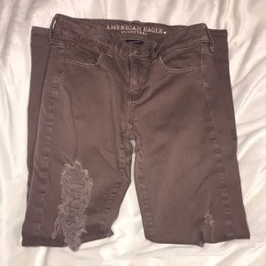 American Eagle Distressed Jeggings